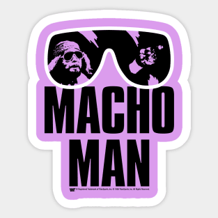 Macho Man Sticker